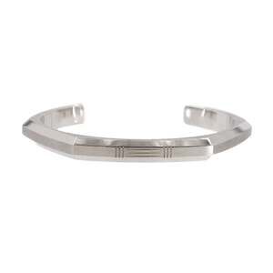 Hermes Hermès Toolbox Bangle Bracelet, Silver, T4